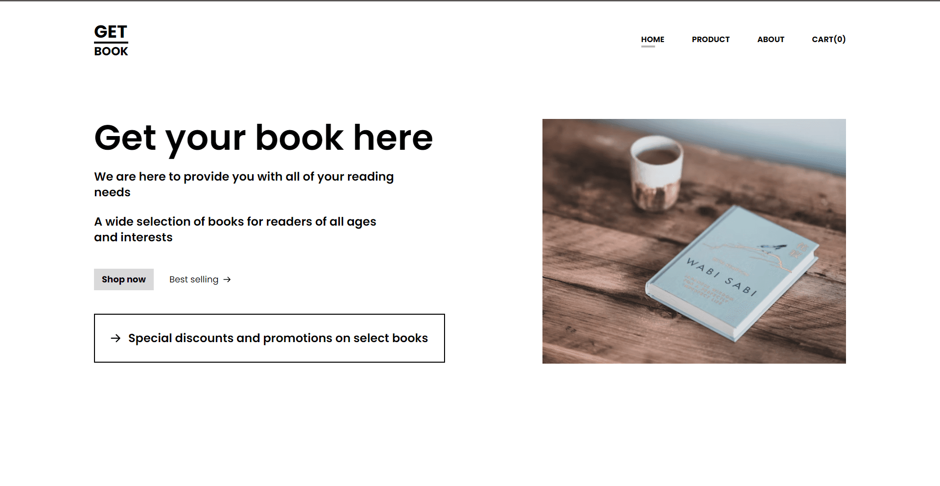 landing page