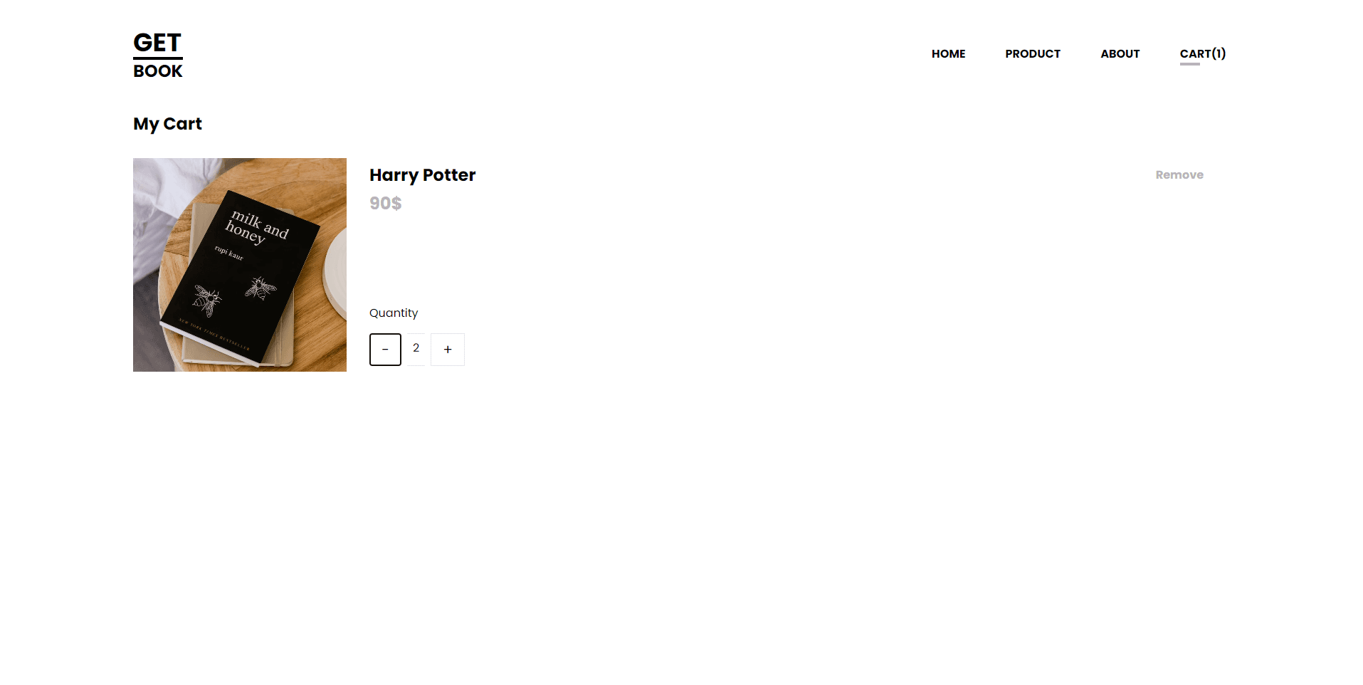 landing page